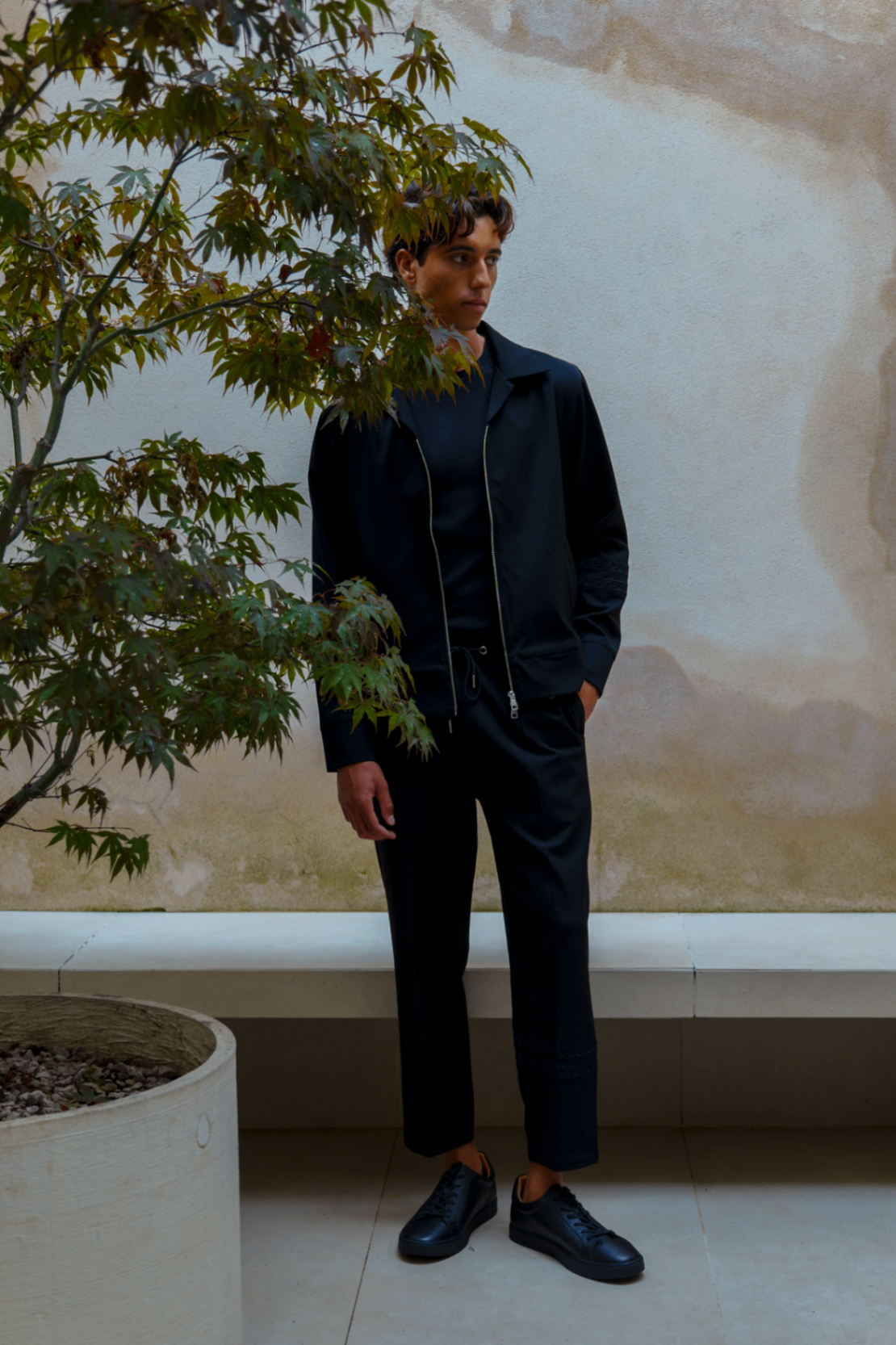 Tailored Straight-Leg Trousers