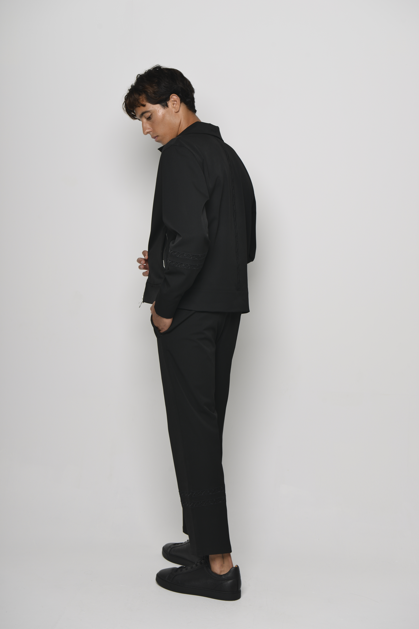 Tailored Straight-Leg Trousers